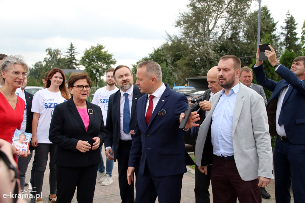 Premier Beata Szydło w Więcborku