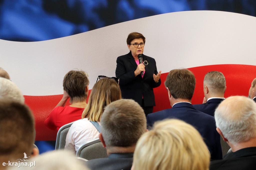 Premier Beata Szydło w Więcborku