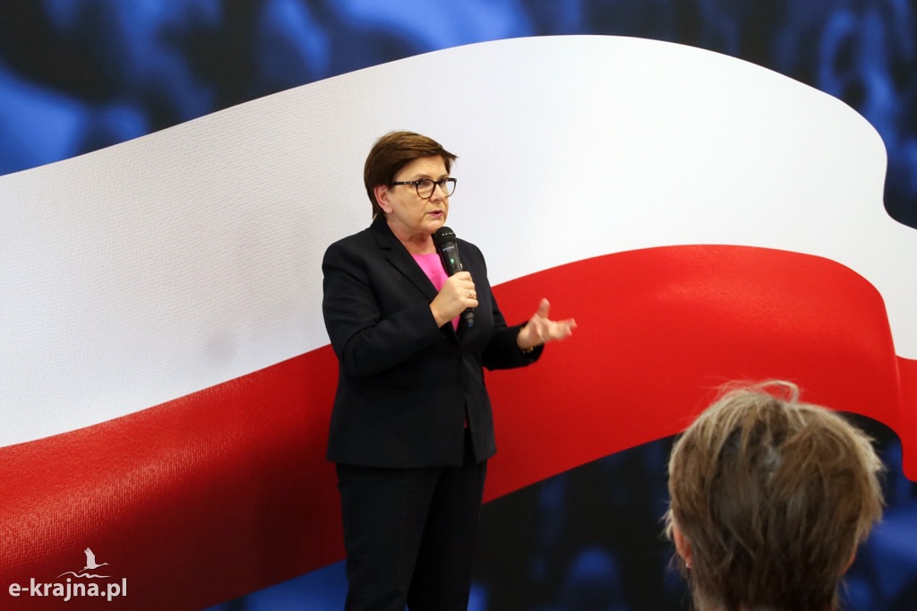 Premier Beata Szydło w Więcborku