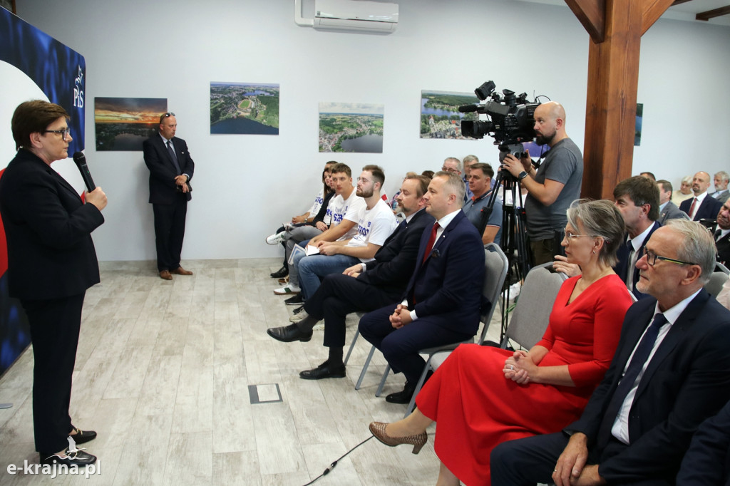 Premier Beata Szydło w Więcborku