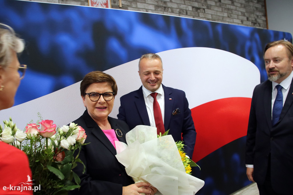 Premier Beata Szydło w Więcborku