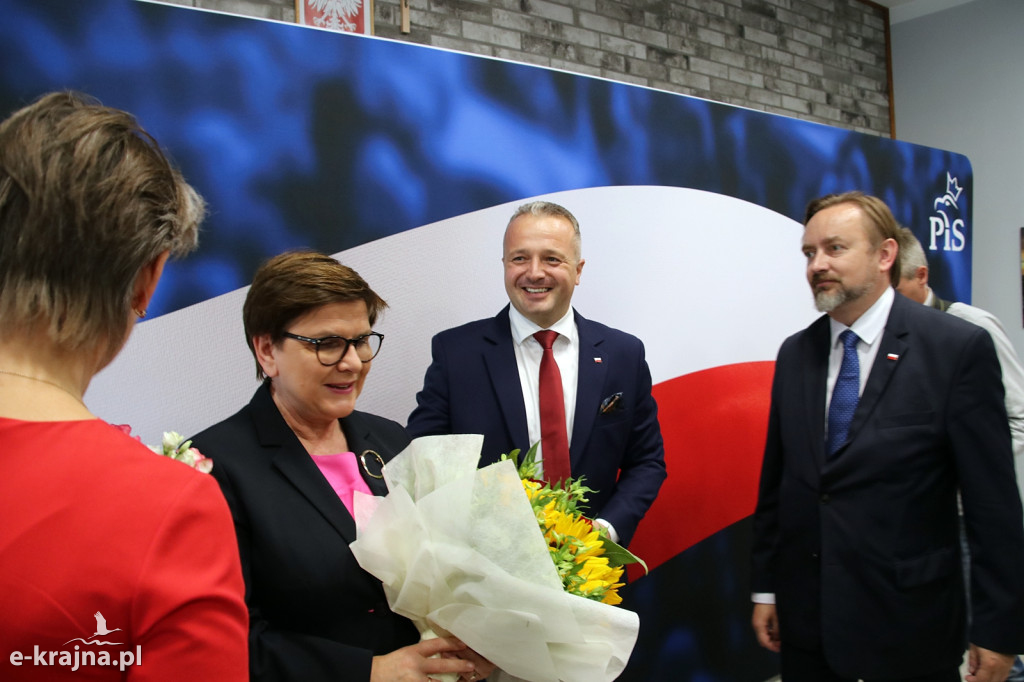 Premier Beata Szydło w Więcborku