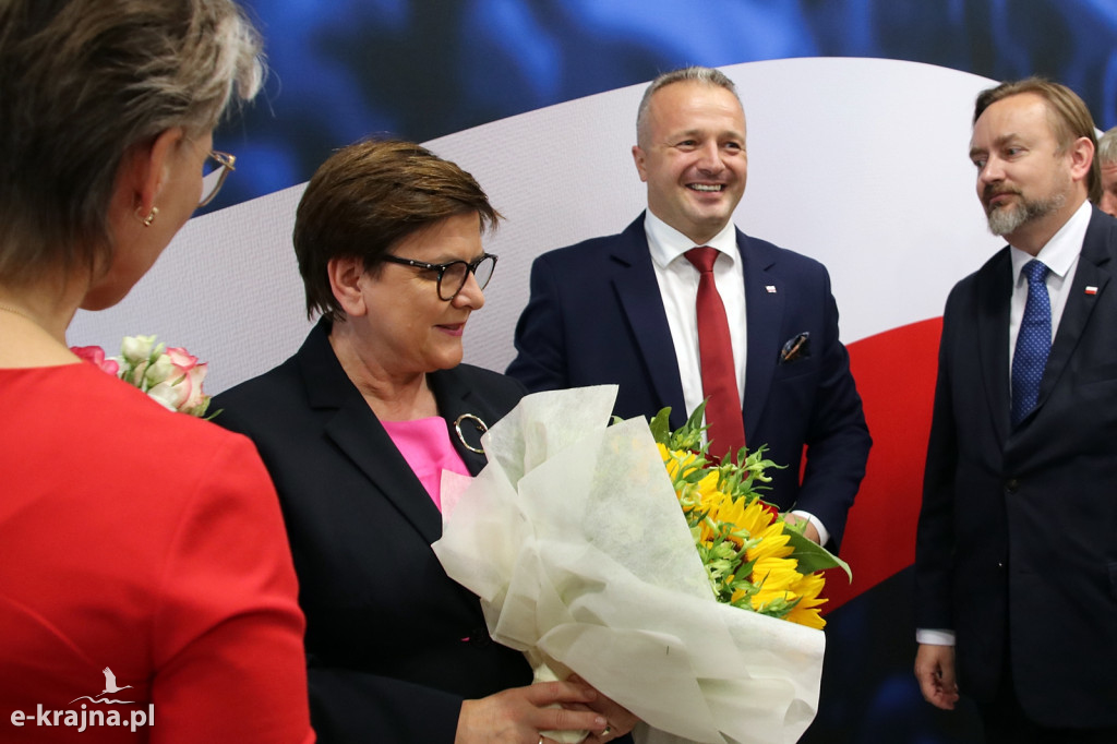 Premier Beata Szydło w Więcborku