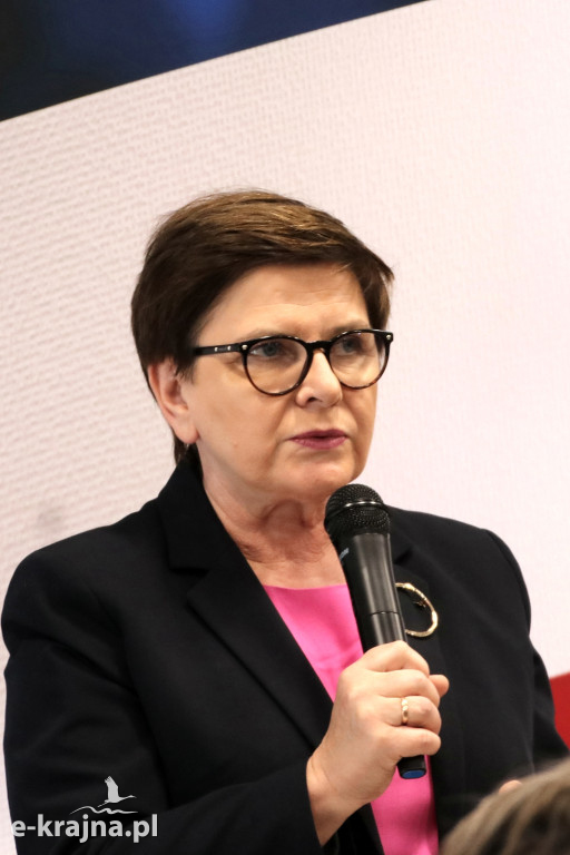 Premier Beata Szydło w Więcborku