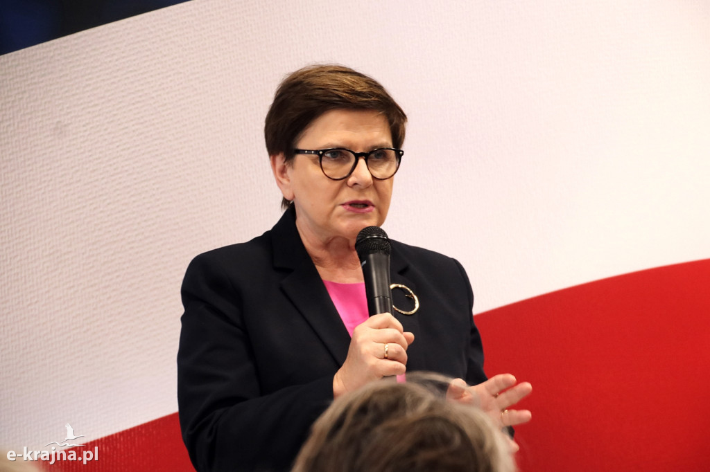 Premier Beata Szydło w Więcborku