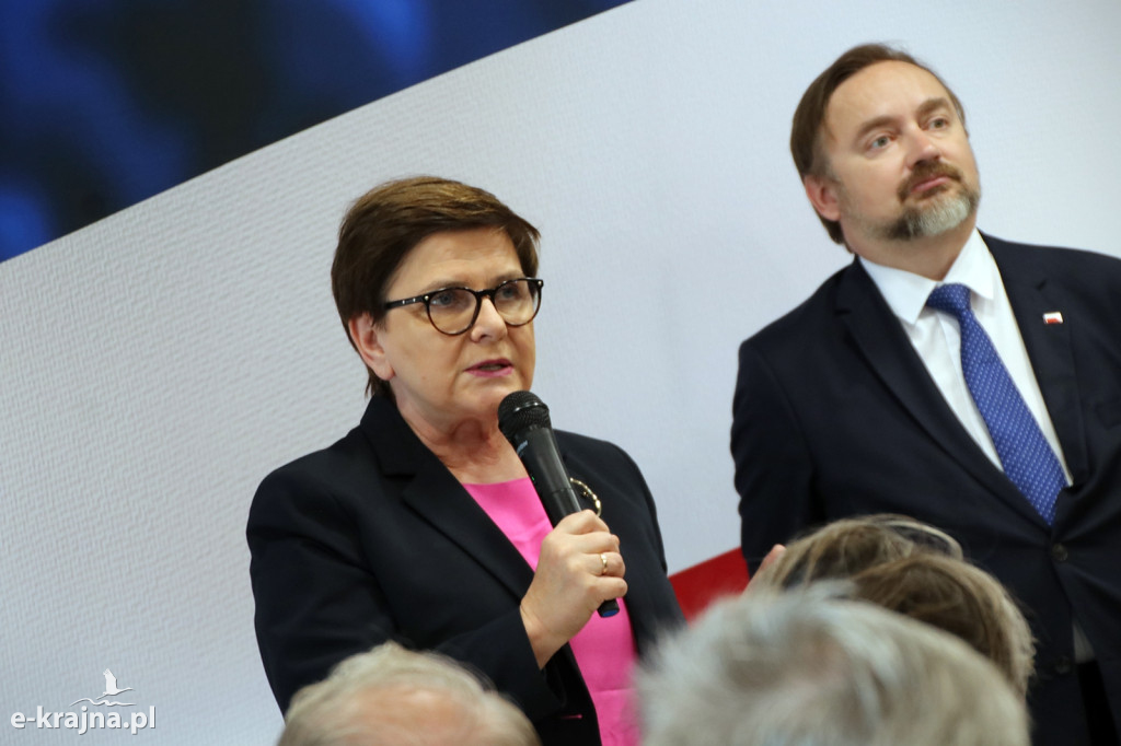 Premier Beata Szydło w Więcborku