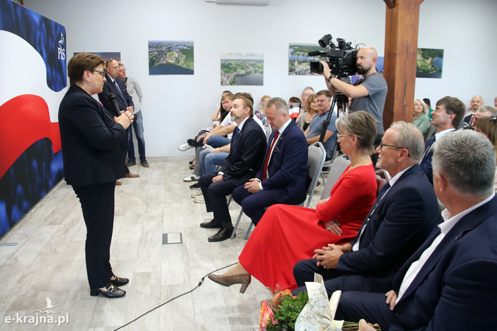 Premier Beata Szydło w Więcborku