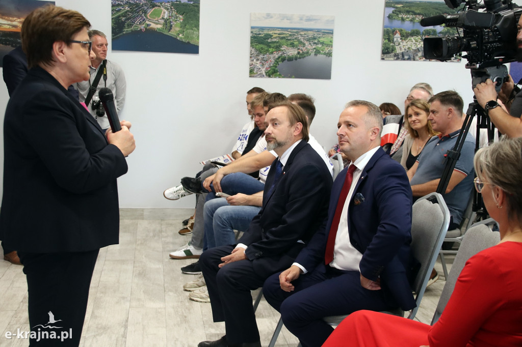 Premier Beata Szydło w Więcborku