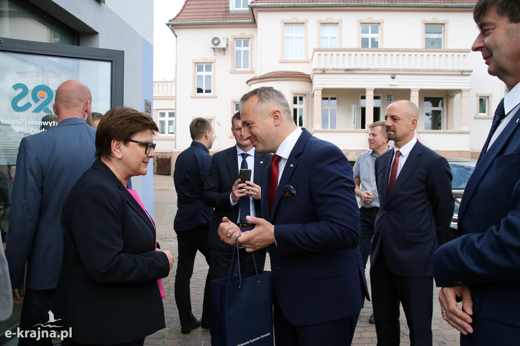 Premier Beata Szydło w Więcborku