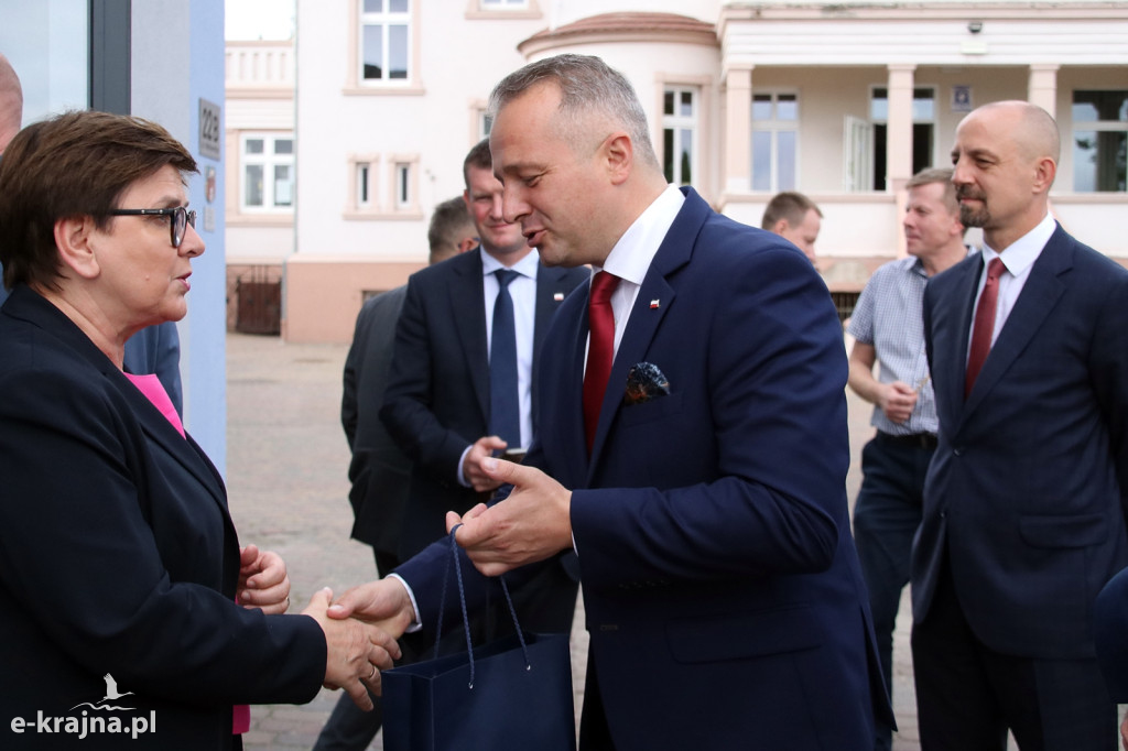 Premier Beata Szydło w Więcborku
