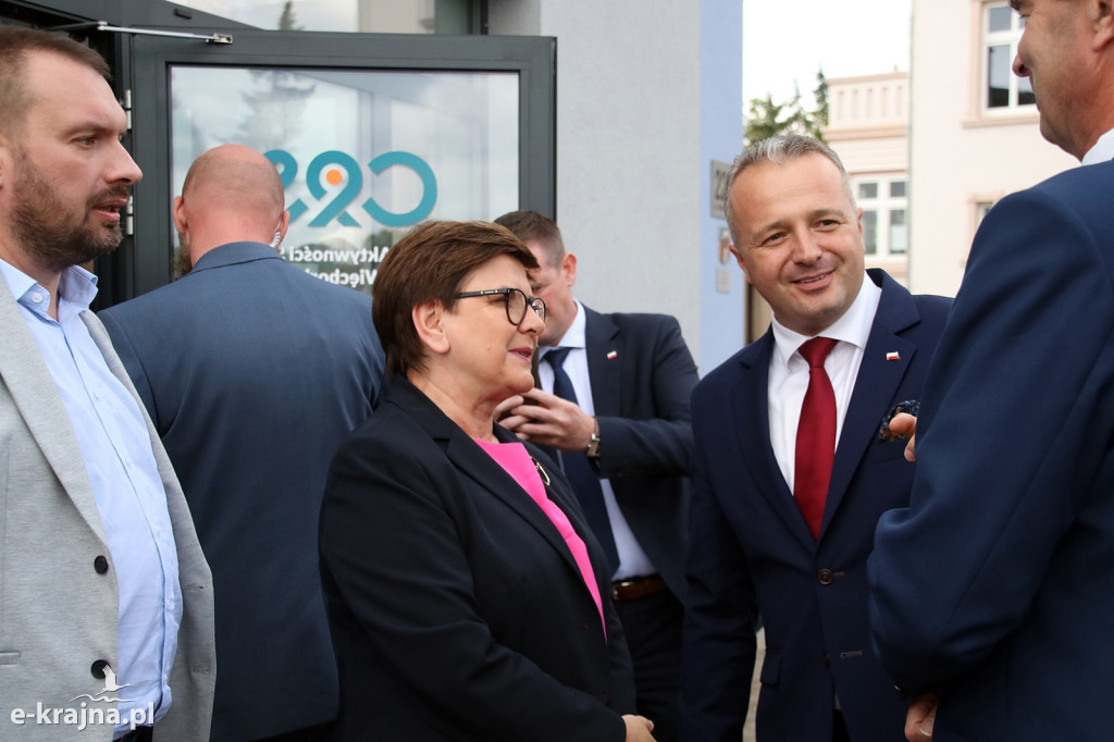 Premier Beata Szydło w Więcborku