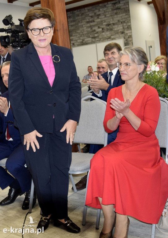 Premier Beata Szydło w Więcborku