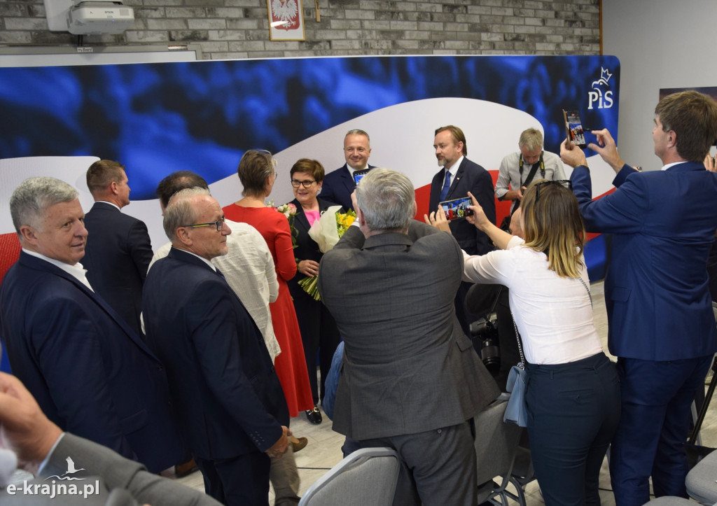Premier Beata Szydło w Więcborku