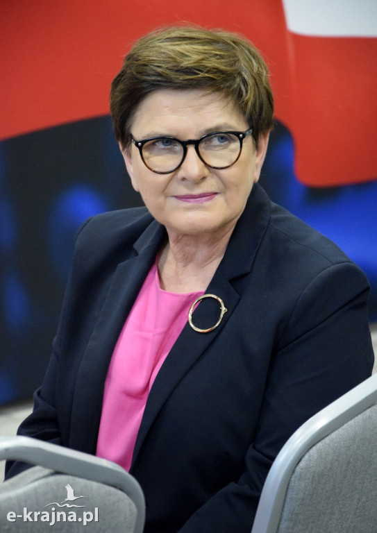 Premier Beata Szydło w Więcborku