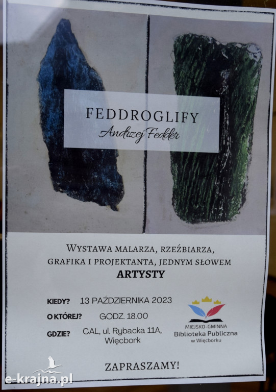 Wernisaż prac bydgoskiego artysty w Więcborku
