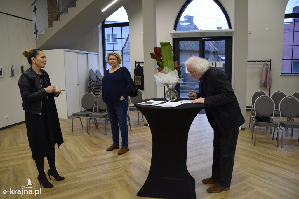 Wernisaż prac bydgoskiego artysty w Więcborku