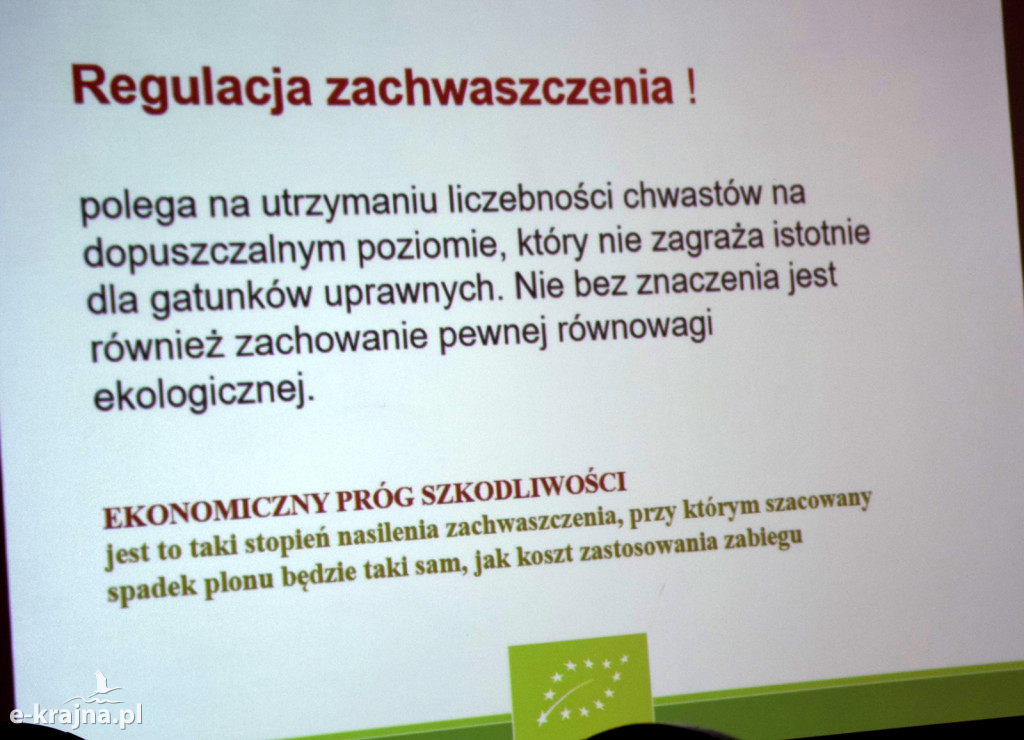 Konferencja i szkolenie na temat funkcjonowania gospodarstw ekologicznych