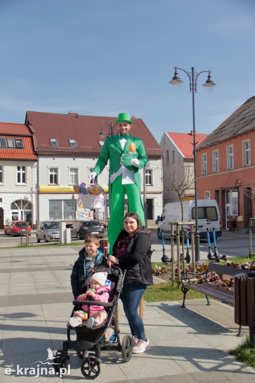 Wielkanocna fotościanka w centrum miasta