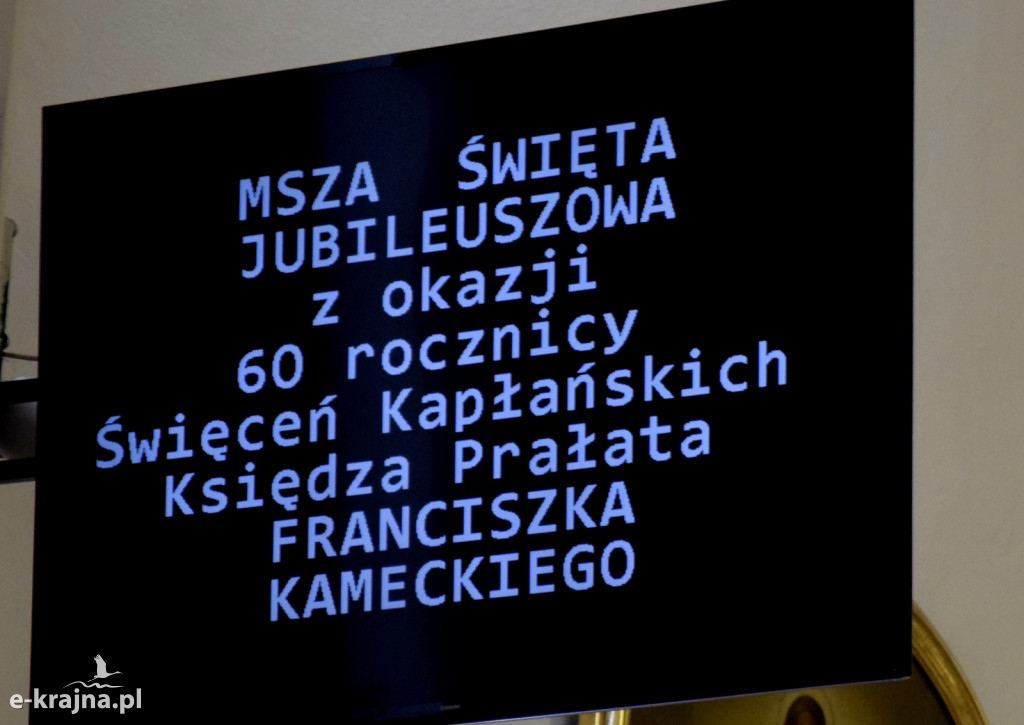 Jubileusz kapłaństwa księdza, poety Franciszka Kameckiego