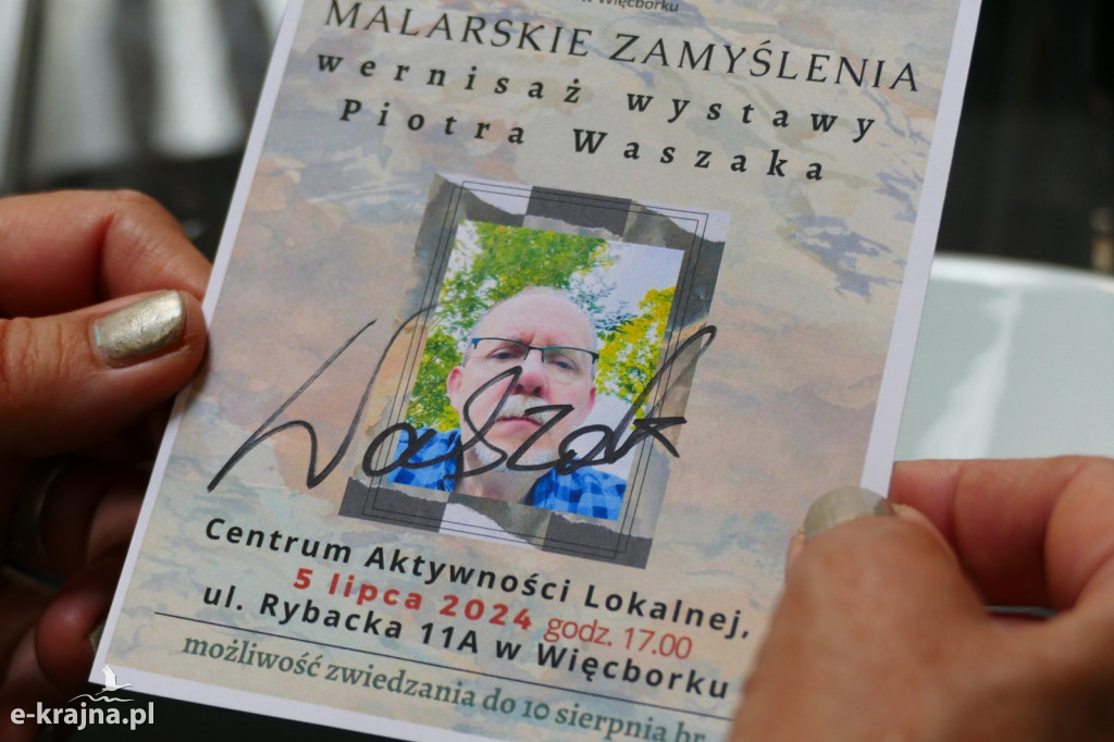 Wernisaż wystawy Piotra Waszaka 
