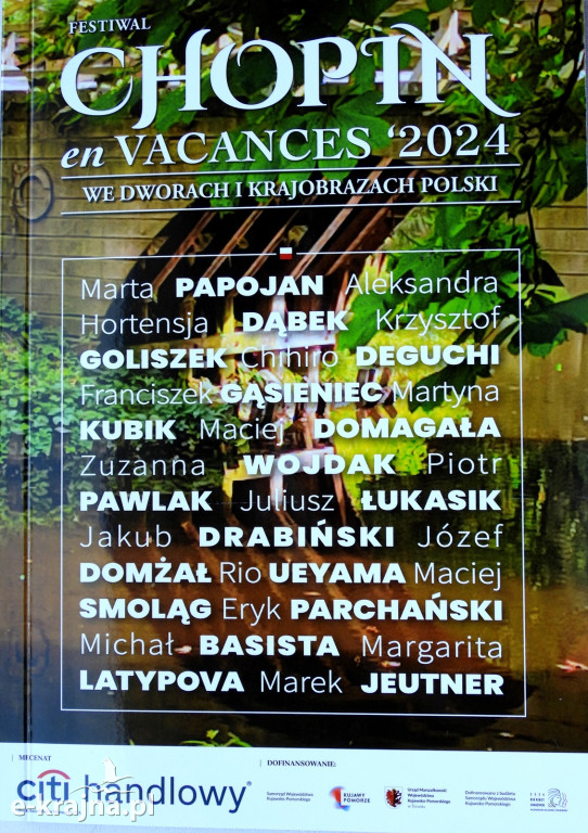 CHOPIN en VACANCES ‘2024 we Dworach i Krajobrazach Polski