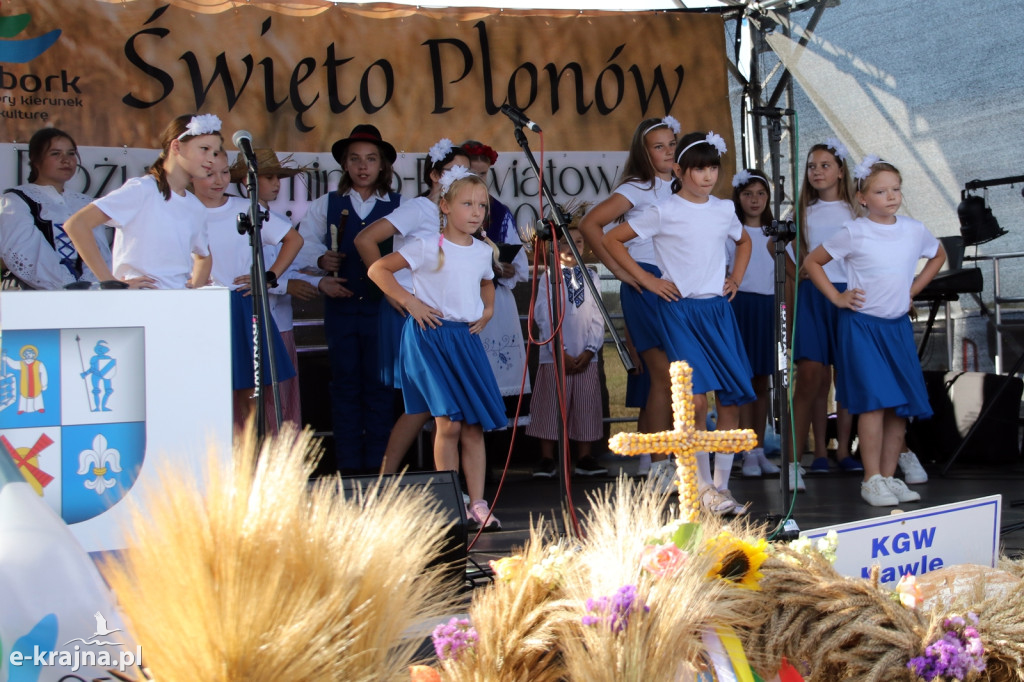 Dożynki Gminno-Powiatowe w Jastrzębcu - występy lokalnych artystów