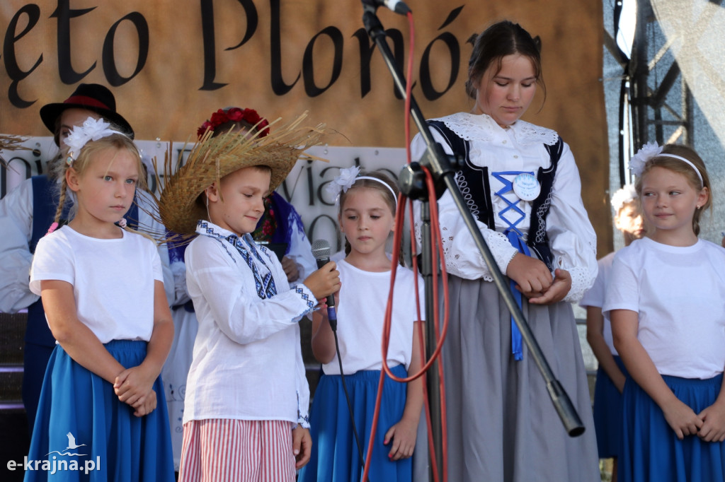 Dożynki Gminno-Powiatowe w Jastrzębcu - występy lokalnych artystów