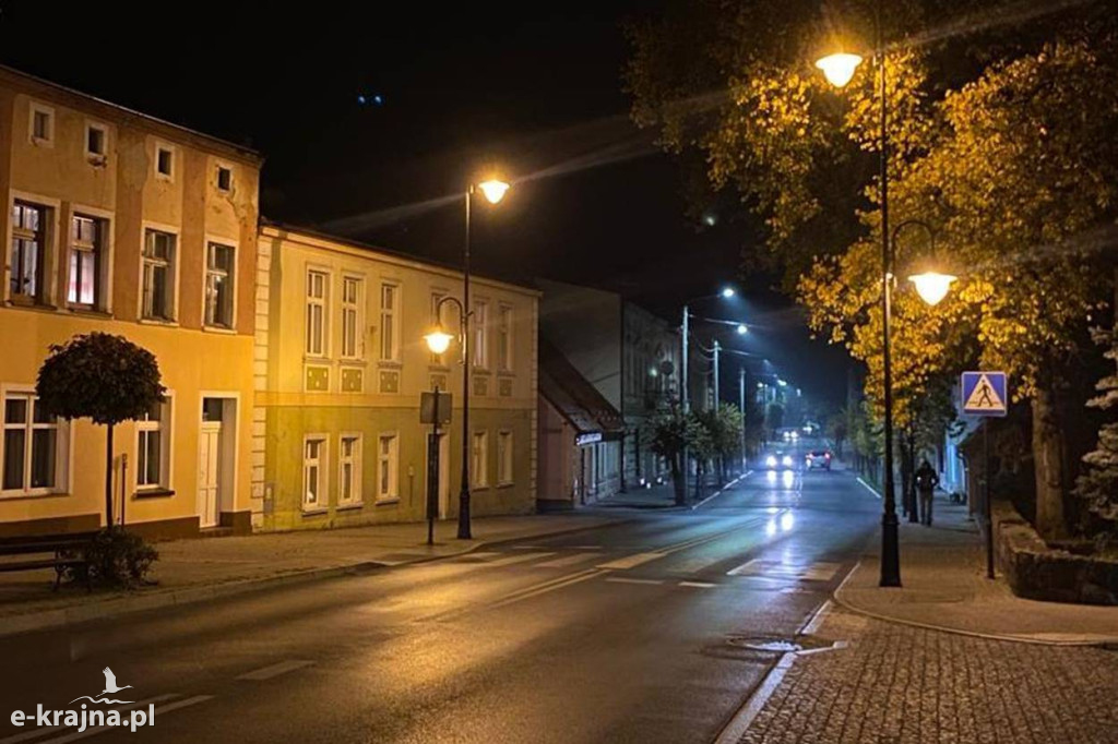 Wymiana oświetlenia ulicznego w Gminie Więcbork