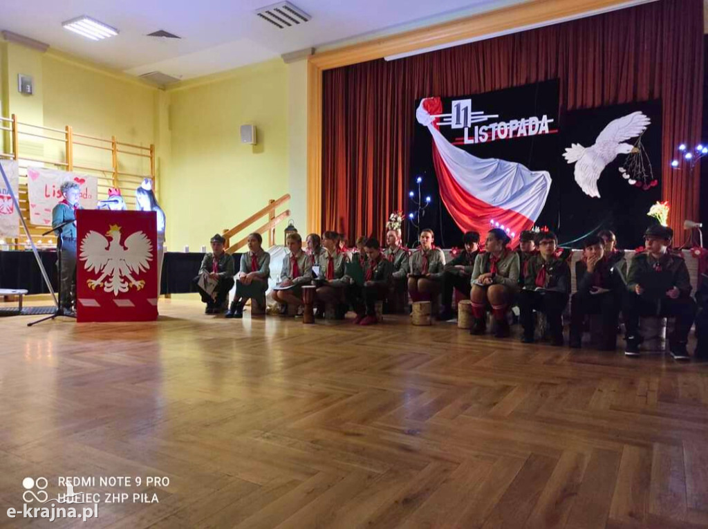 Harcerski Rajd Niepodległościowy w Gminie Wyrzysk