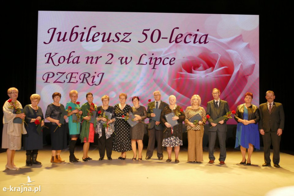 Jubileusz 50-lecia istnienia Koła Emerytów, Rencistów i Inwalidów nr 2 w Lipce