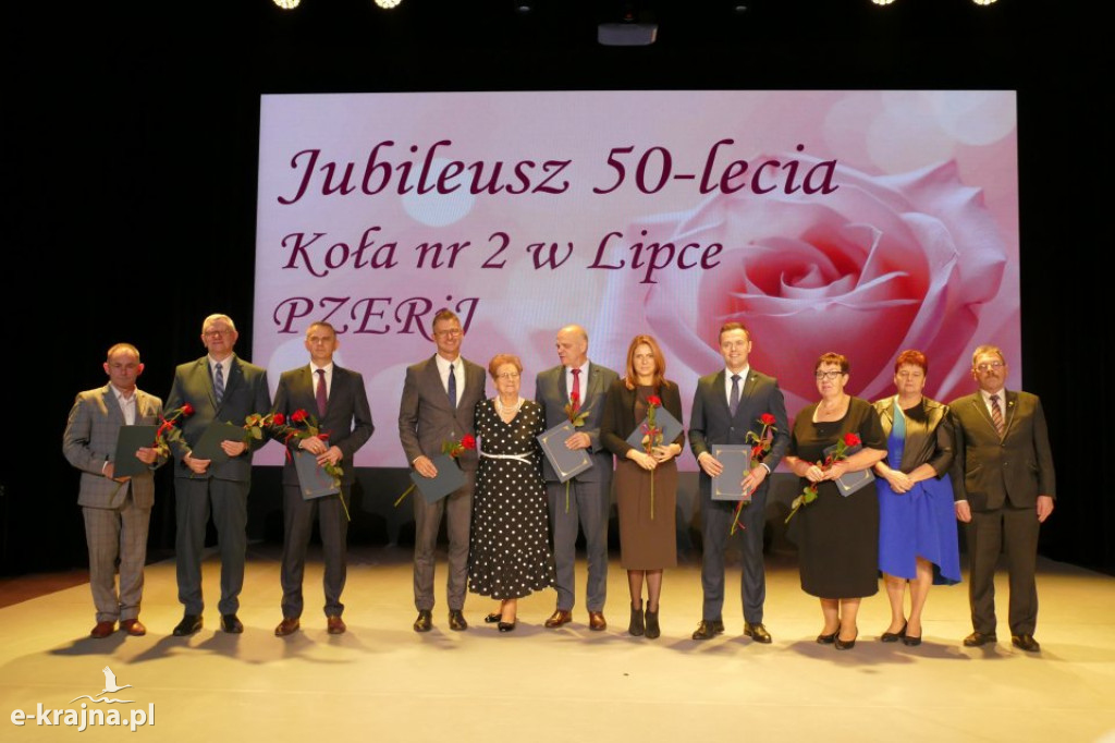 Jubileusz 50-lecia istnienia Koła Emerytów, Rencistów i Inwalidów nr 2 w Lipce