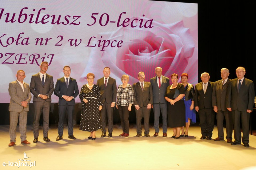 Jubileusz 50-lecia istnienia Koła Emerytów, Rencistów i Inwalidów nr 2 w Lipce