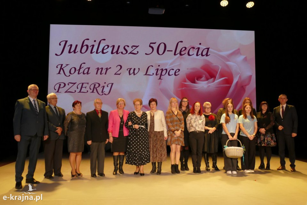 Jubileusz 50-lecia istnienia Koła Emerytów, Rencistów i Inwalidów nr 2 w Lipce