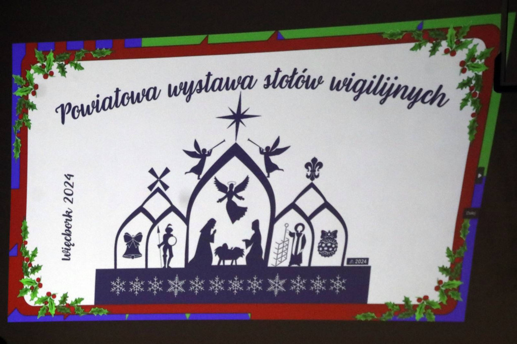 Powiatowa Wystawa Stołów Wigilijnych - Więcbork 2024