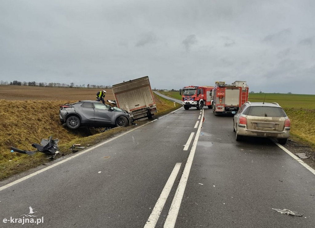 Śmiertelny wypadek na trasie Koronowo - Sępólno. Ustalenia Policji