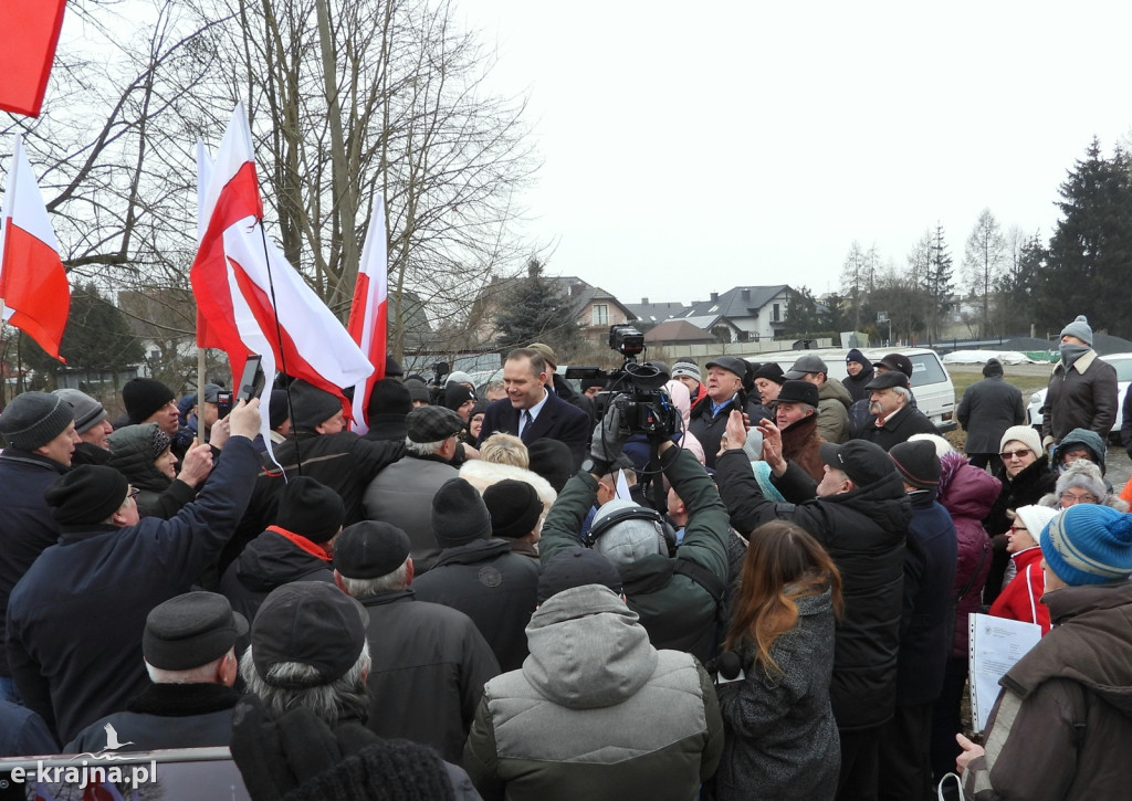 Wizyta Karola Nawrockiego w Sępólnie Krajeńskim