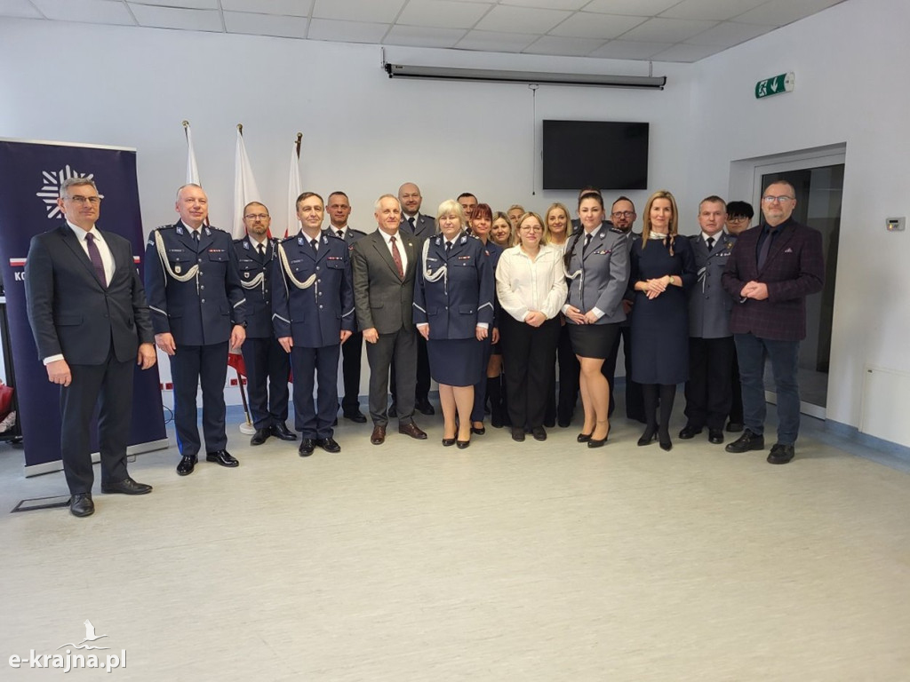 Uroczystość z okazji zmian kadrowych w sępoleńskiej Policji