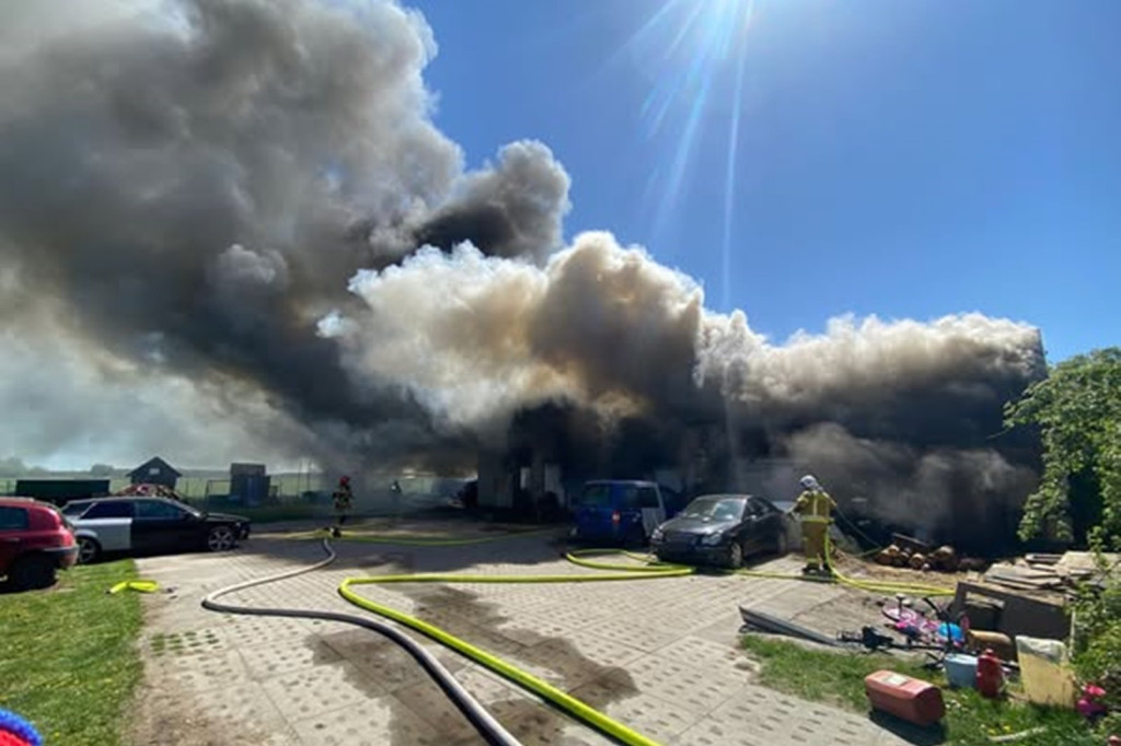 Pożar w Nowym Gronowie