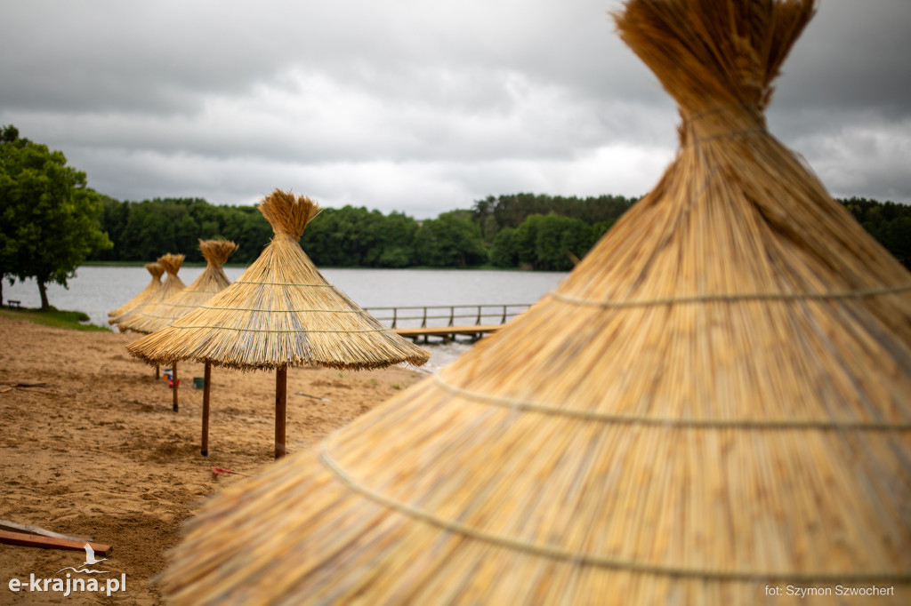 Nowa atrakcja na plaży w Sępólnie Krajeńskim