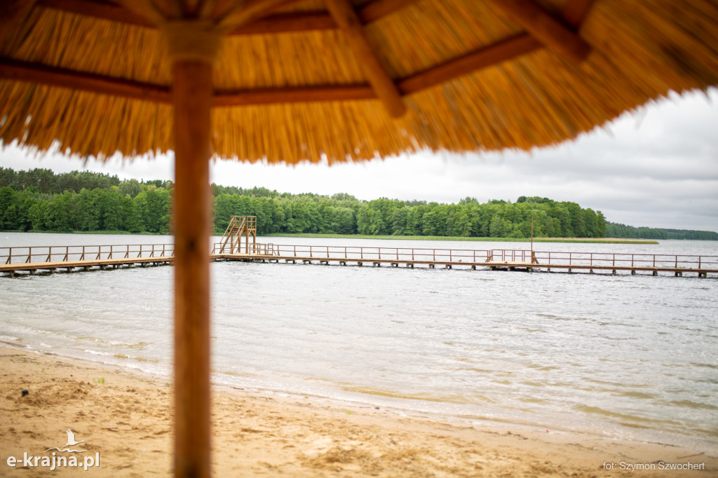 Nowa atrakcja na plaży w Sępólnie Krajeńskim