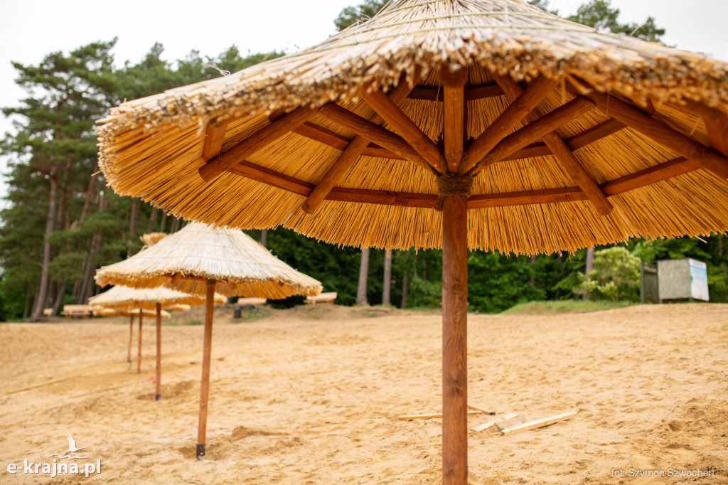 Nowa atrakcja na plaży w Sępólnie Krajeńskim