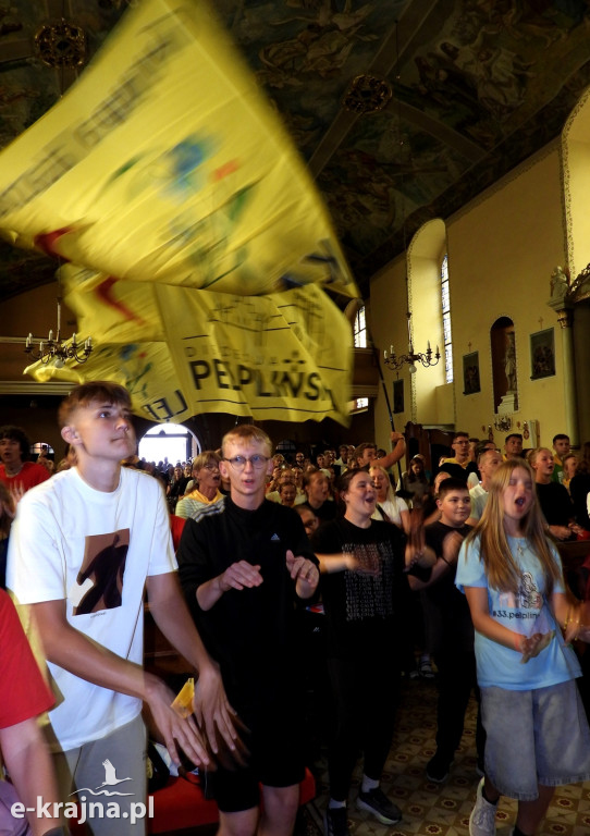 Przez powiat sępoleński przemaszerowała Grupa Kaszubska w pielgrzymce na Jasna Górę