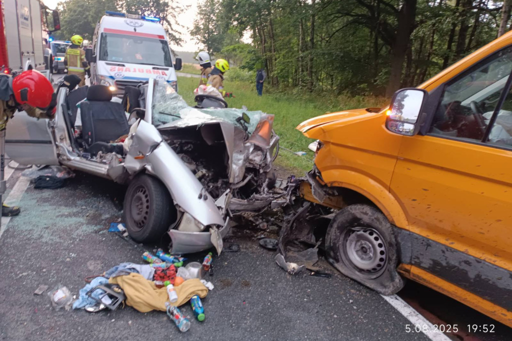Poważny wypadek na DK-25