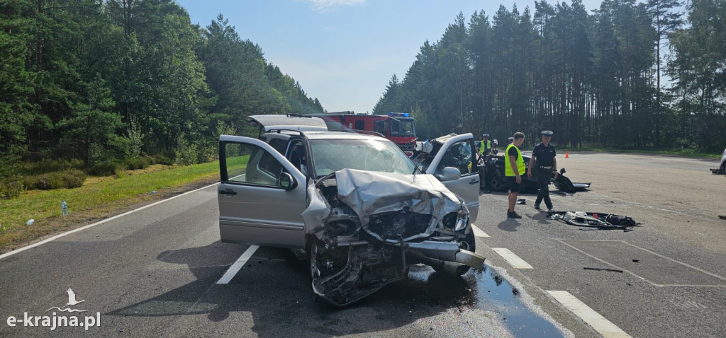 Wypadek drogowy na DK-25