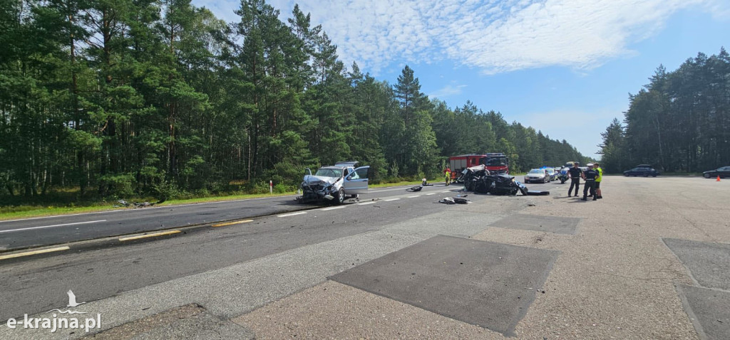 Wypadek drogowy na DK-25