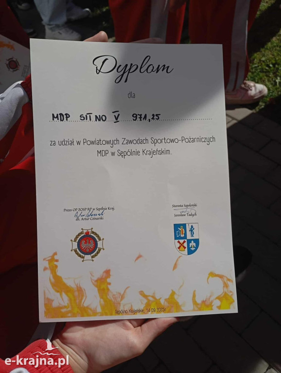 Powiat sępoleński - Powiatowe Zawody Sportowo - Pożarnicze MDP