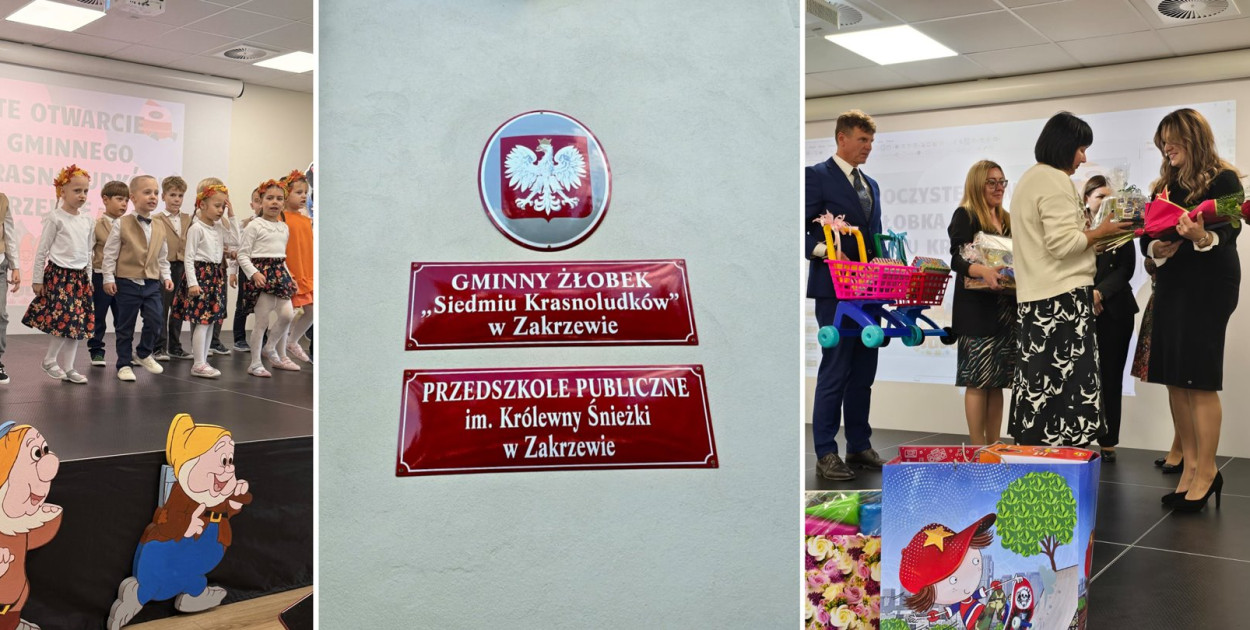 Uroczyste otwarcie Gminnego Żłobka Siedmiu Krasnoludków w Zakrzewie