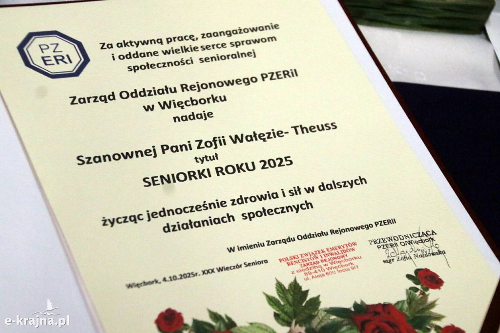 XXX Jubileuszowy Wieczór Seniora w Więcborku