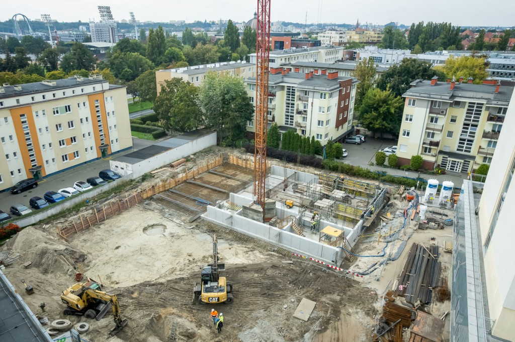 Tak budują nowy segment marszałkowskiego Szpitala Dziecięcego w Bydgoszczy