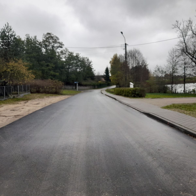 Powiat sępoleński: Odbiór drogi w Zakrzewku, gm. Więcbork